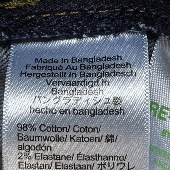 J Crew Jeans Mens Sz 32 Blue Flex Stretch Mid Rise Skinny Leg Dark Wash 31x29 - Picture 12 of 14